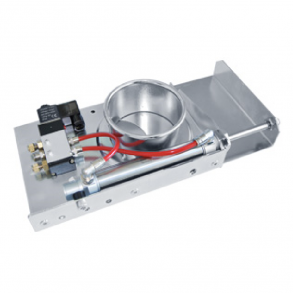 AUDR - Sliding damper pneumatic rolled edge / Medium pressure