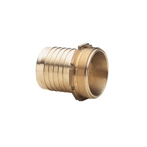 Baggerman TW male hose coupling with serrated tail 